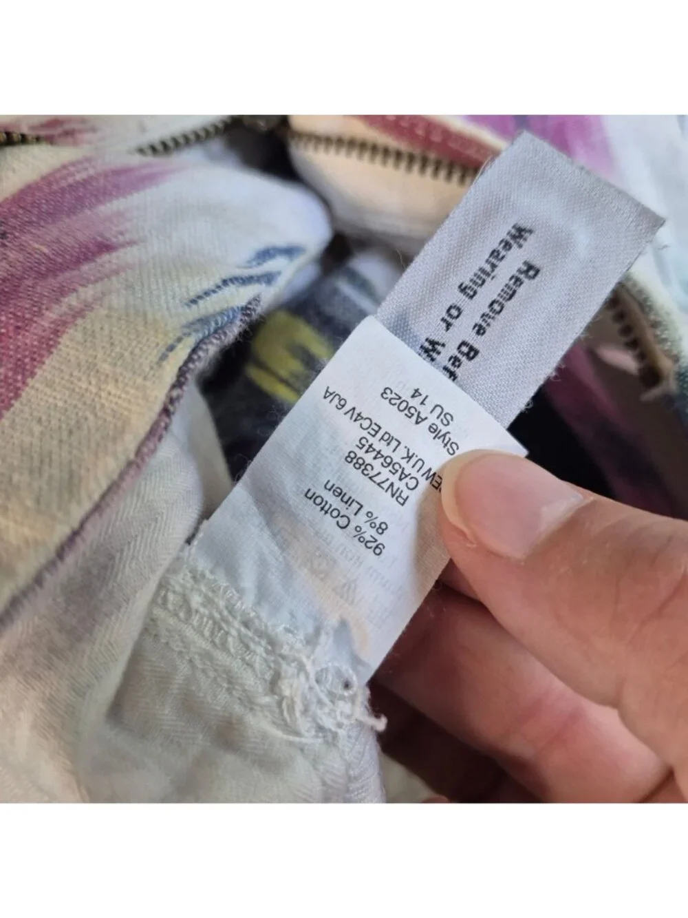 J. Crew Womens Summer Multicolor Ikat Print Shorts Size 4 - Picture 8 of 8